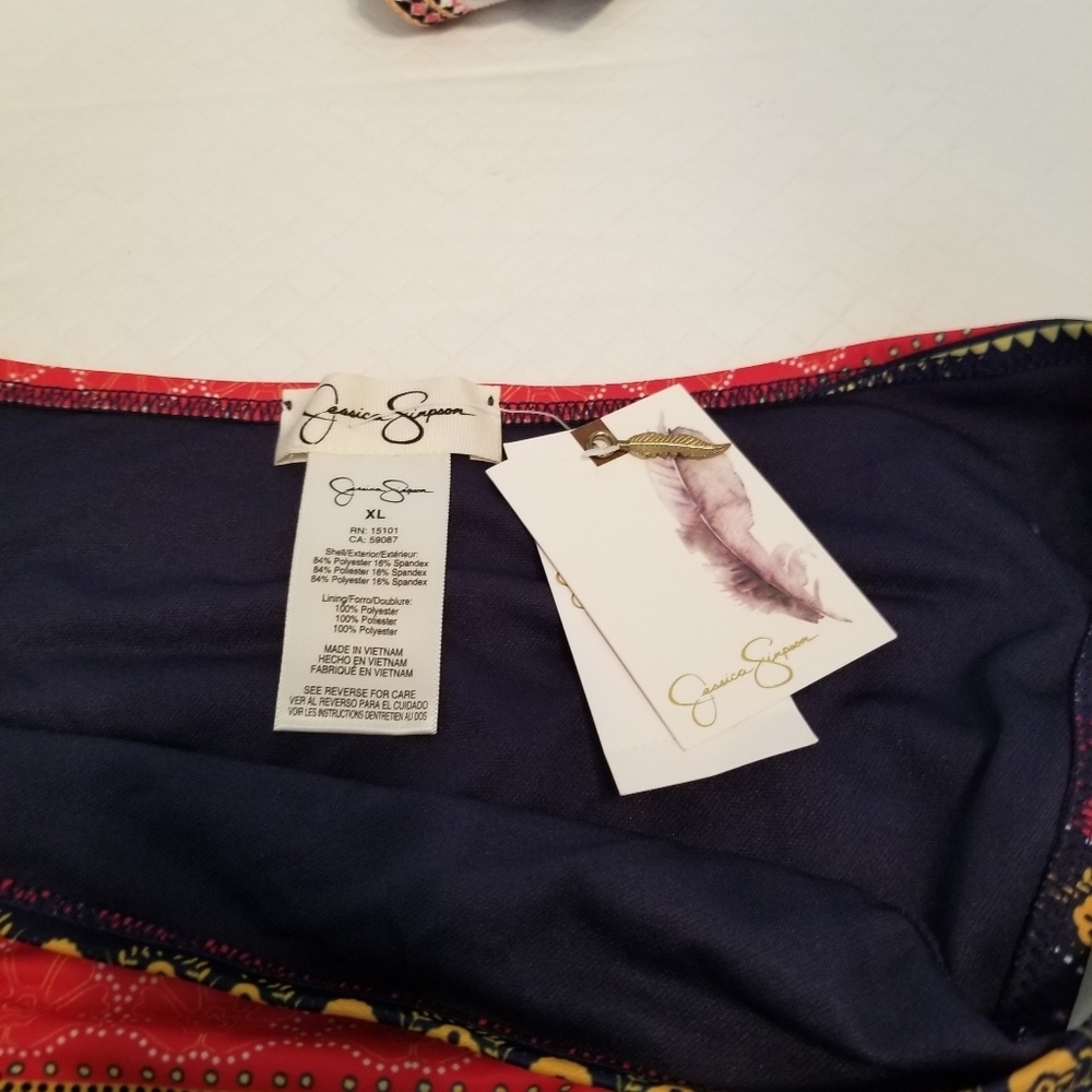 Jessica Simpson Set Of Two Bikini Bottoms XL New Mulicolor - Picture 8 of 12